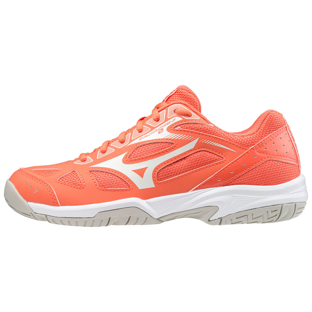 Damske Basketbalové topánky Mizuno Cyclone Speed 2 Nb Koralove/Biele Vypredaj RTYU26598
